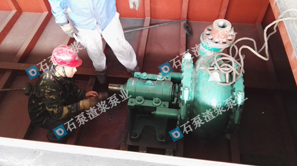 砂砾泵、抽砂泵船舱安装