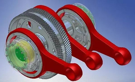 泥浆泵曲轴总成